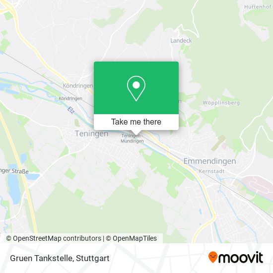 Карта Gruen Tankstelle