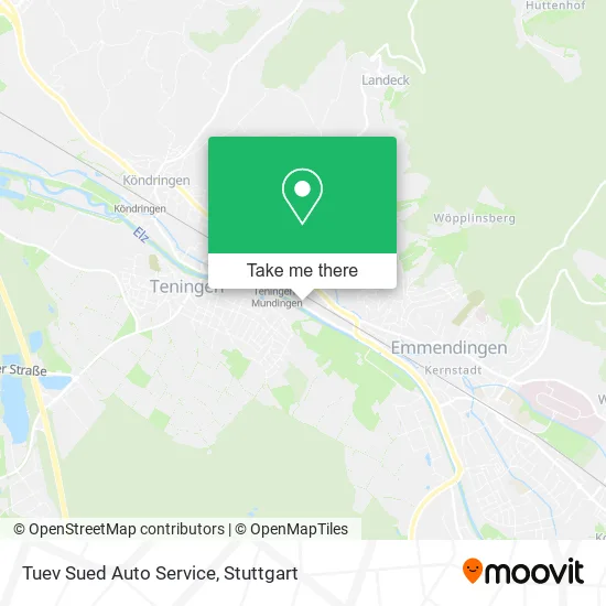 Карта Tuev Sued Auto Service
