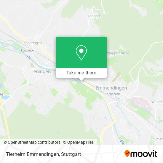 Карта Tierheim Emmendingen