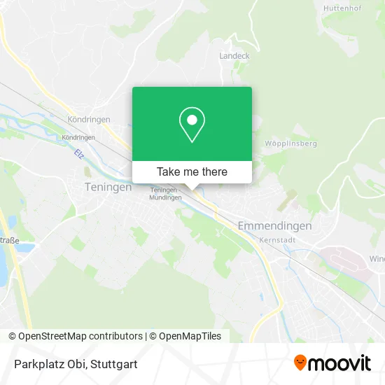 Карта Parkplatz Obi