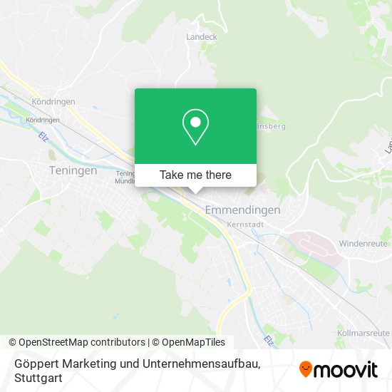 Göppert Marketing und Unternehmensaufbau map