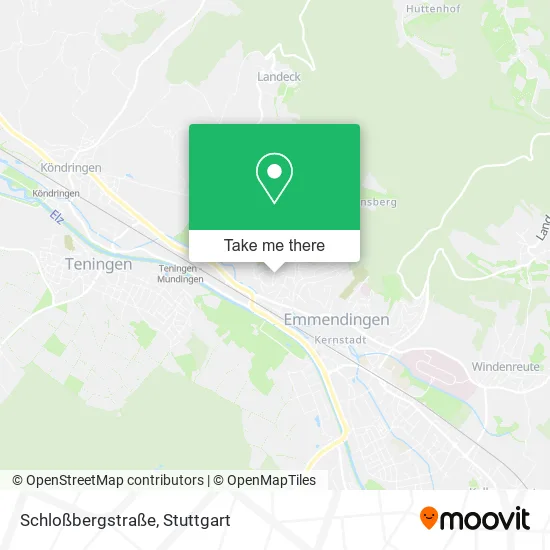 Карта Schloßbergstraße
