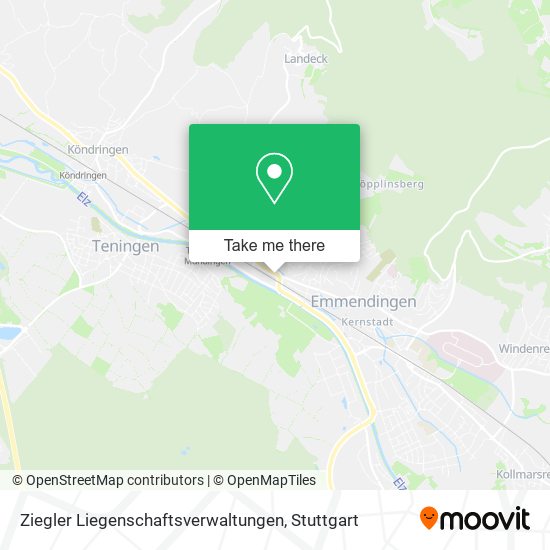 Ziegler Liegenschaftsverwaltungen map