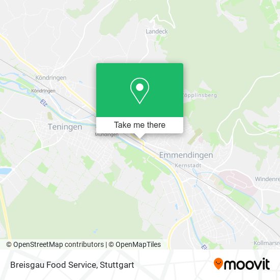 Breisgau Food Service map