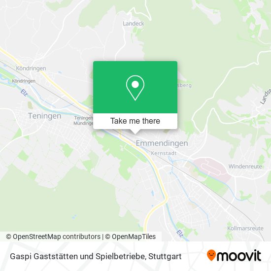 Gaspi Gaststätten und Spielbetriebe map