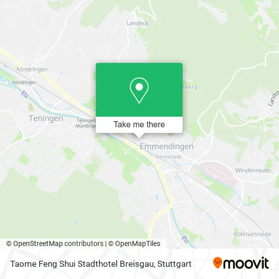 Карта Taome Feng Shui Stadthotel Breisgau
