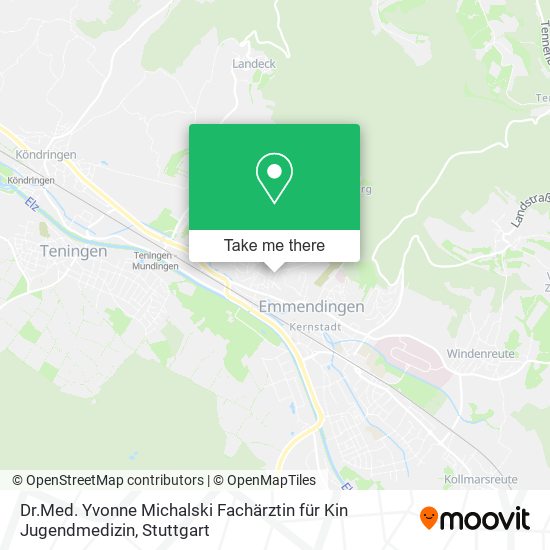 Dr.Med. Yvonne Michalski Fachärztin für Kin Jugendmedizin map