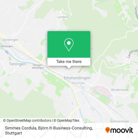 Карта Simmes Cordula, Björn It-Business-Consulting