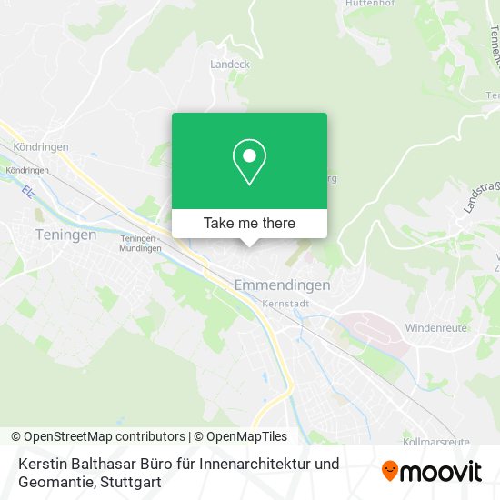 Kerstin Balthasar Büro für Innenarchitektur und Geomantie map