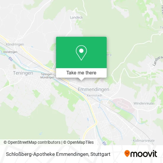 Карта Schloßberg-Apotheke Emmendingen