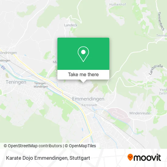 Карта Karate Dojo Emmendingen