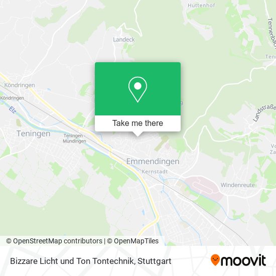 Bizzare Licht und Ton Tontechnik map