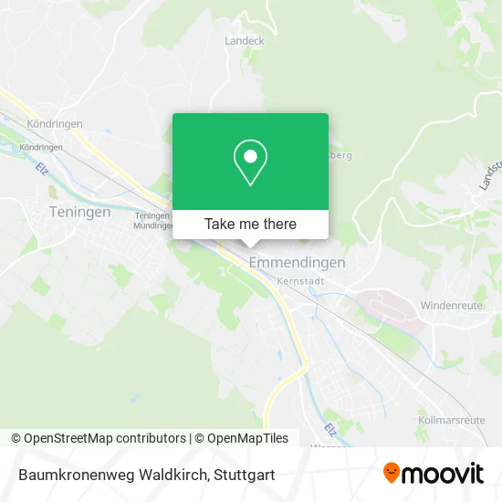 Карта Baumkronenweg Waldkirch