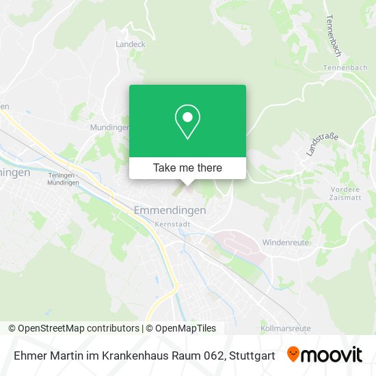 Карта Ehmer Martin im Krankenhaus Raum 062