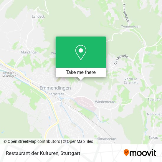 Restaurant der Kulturen map