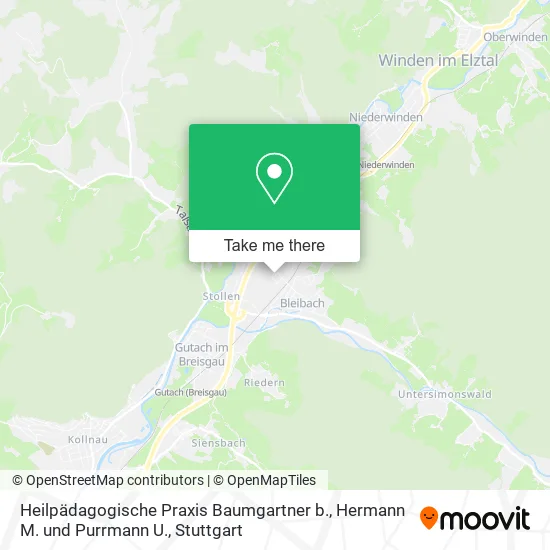 Карта Heilpädagogische Praxis Baumgartner b., Hermann M. und Purrmann U.