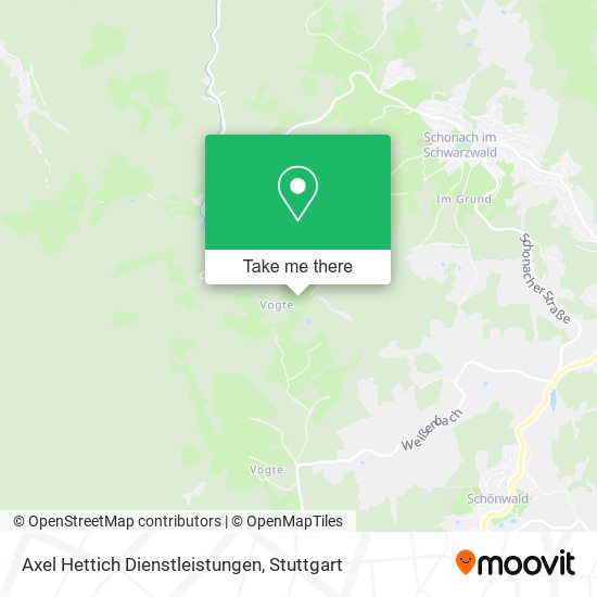 Axel Hettich Dienstleistungen map