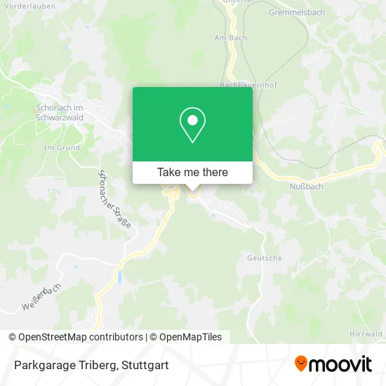 Карта Parkgarage Triberg