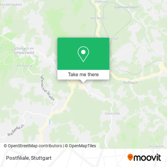 Карта Postfiliale