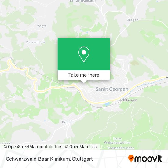 Schwarzwald-Baar Klinikum map