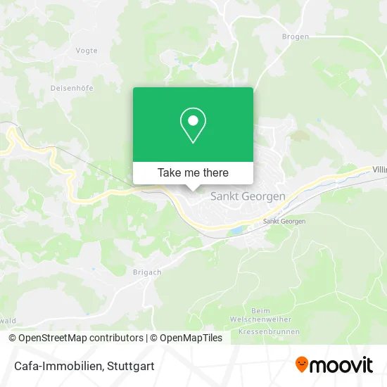 Карта Cafa-Immobilien