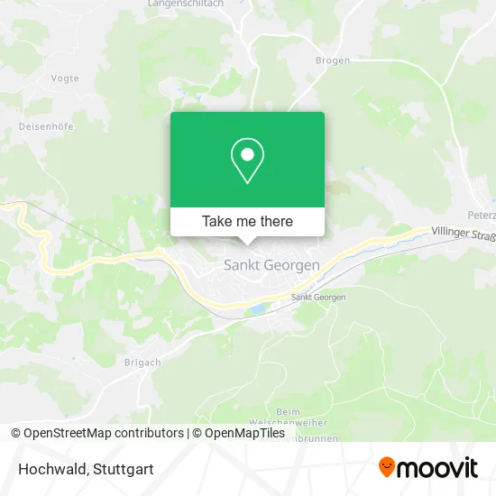 Hochwald map