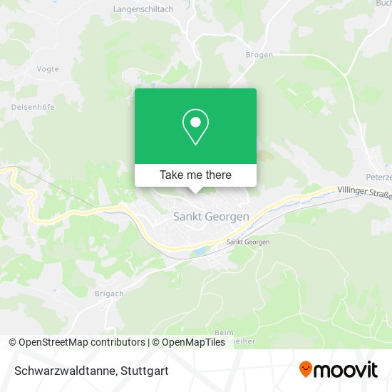 Schwarzwaldtanne map