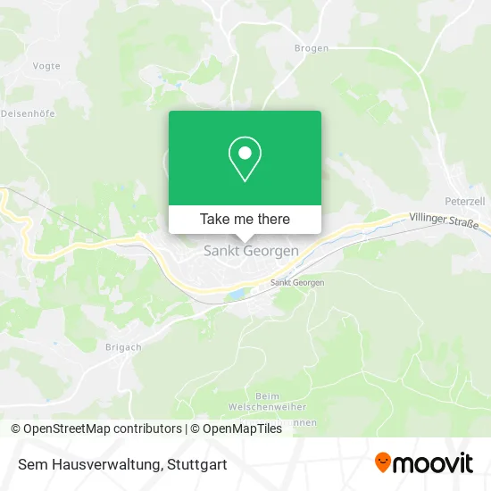 Карта Sem Hausverwaltung