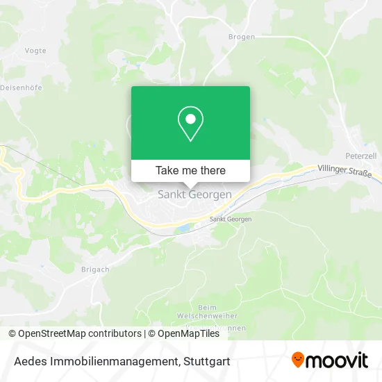 Aedes Immobilienmanagement map