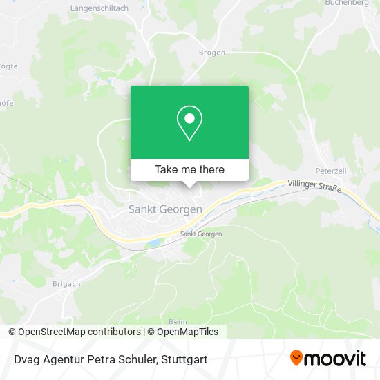 Dvag Agentur Petra Schuler map