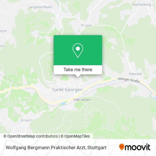 Wolfgang Bergmann Praktischer Arzt map