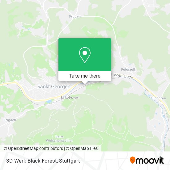 Карта 3D-Werk Black Forest
