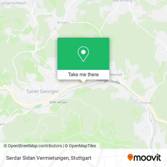 Карта Serdar Sidan Vermietungen