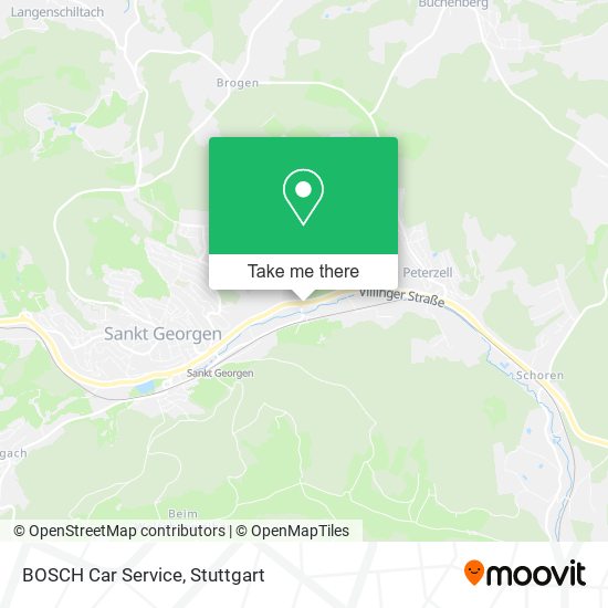 Карта BOSCH Car Service