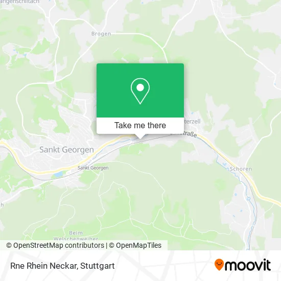 Карта Rne Rhein Neckar