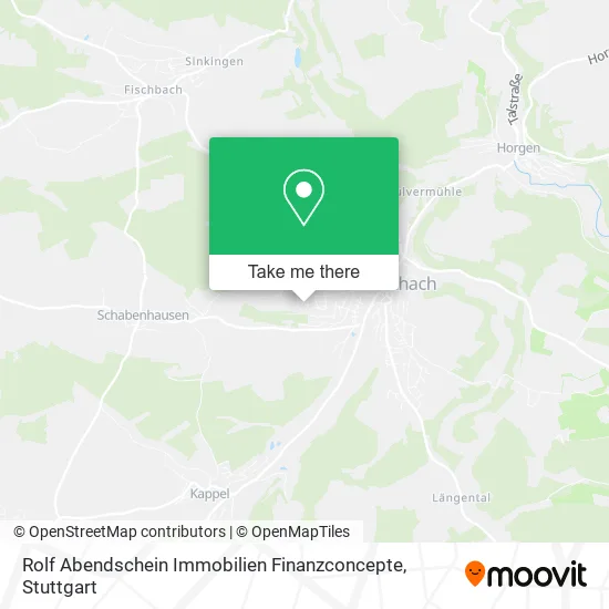 Карта Rolf Abendschein Immobilien Finanzconcepte
