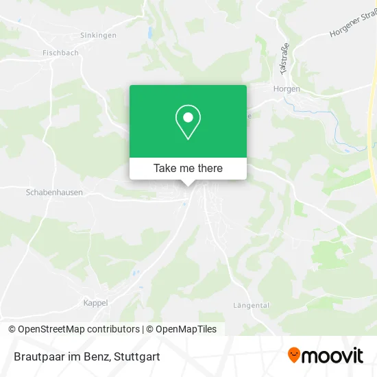 Карта Brautpaar im Benz