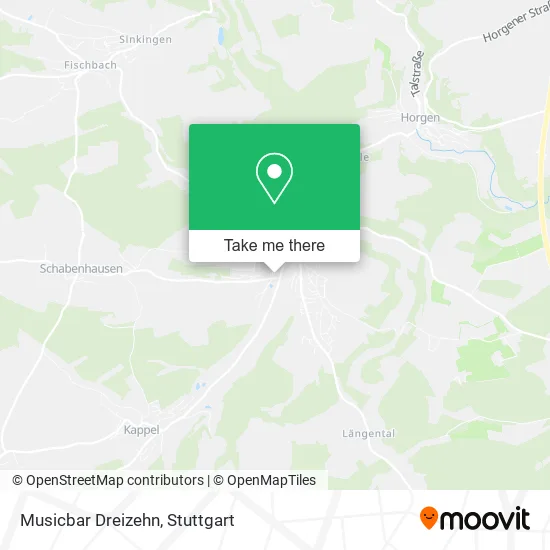 Карта Musicbar Dreizehn