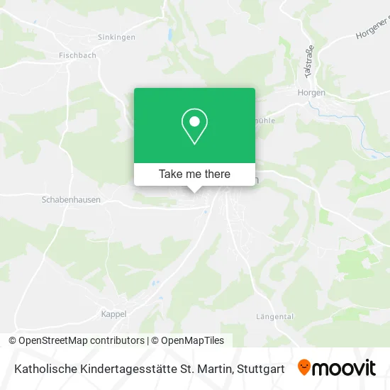 Карта Katholische Kindertagesstätte St. Martin