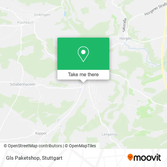 Карта Gls Paketshop
