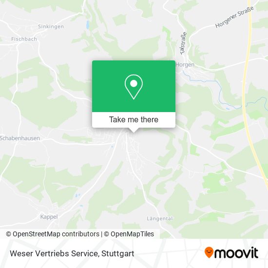 Карта Weser Vertriebs Service