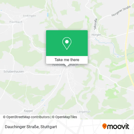 Карта Dauchinger Straße