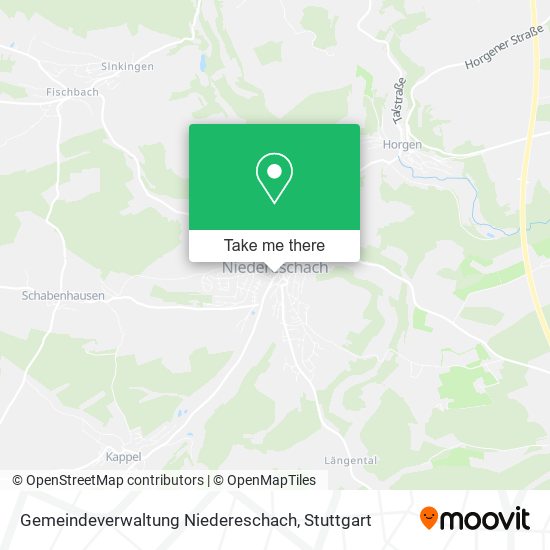 Gemeindeverwaltung Niedereschach map