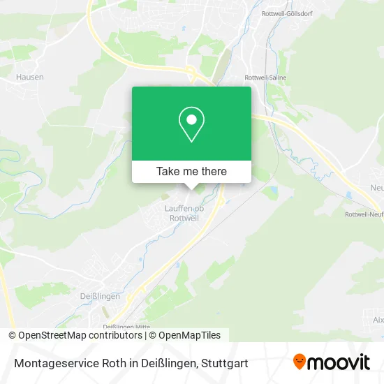 Карта Montageservice Roth in Deißlingen