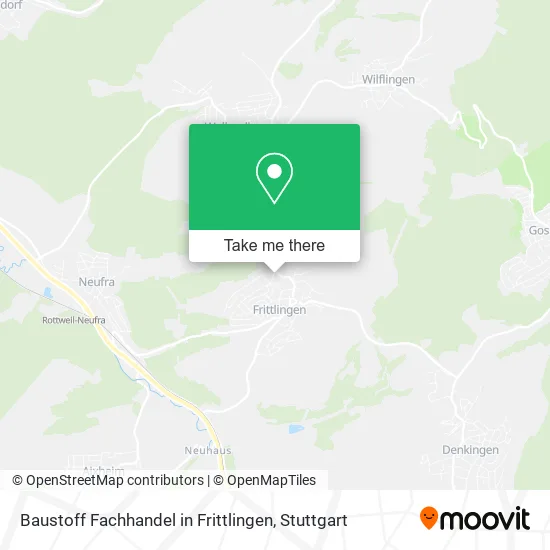 Карта Baustoff Fachhandel in Frittlingen