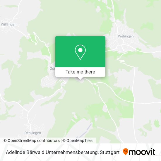 Adelinde Bärwald Unternehmensberatung map