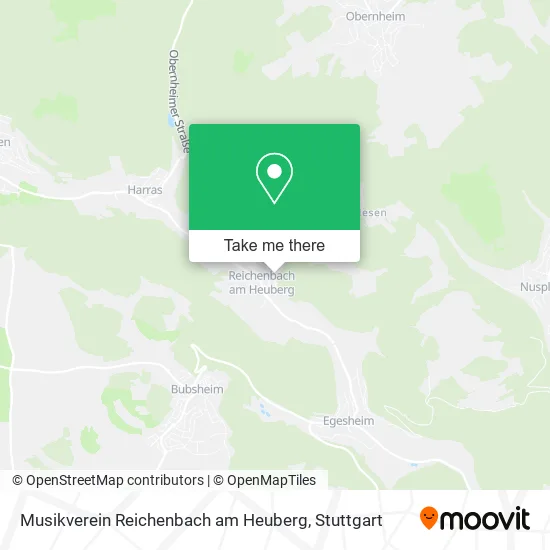 Карта Musikverein Reichenbach am Heuberg