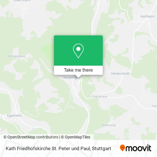 Kath Friedhofskirche St. Peter und Paul map