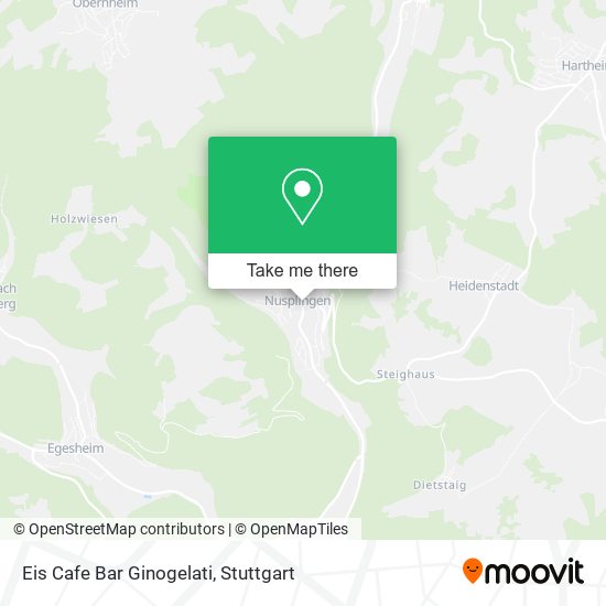 Eis Cafe Bar Ginogelati map