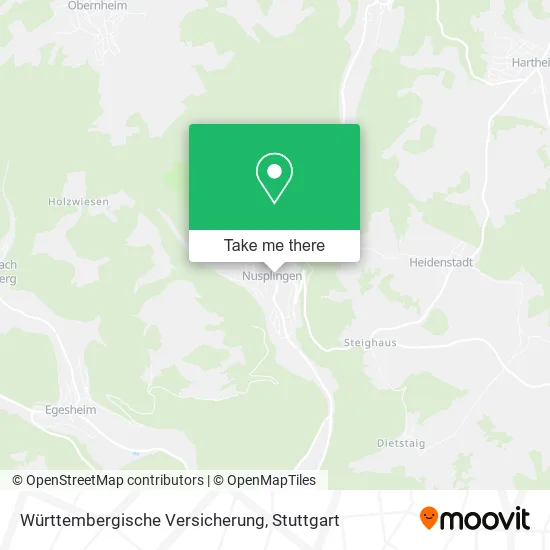 Карта Württembergische Versicherung